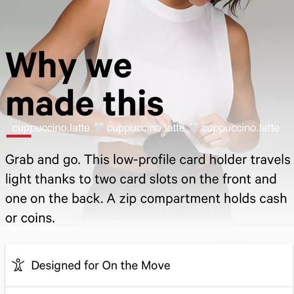 💜NWT🤍Lululemon True Identity Wallet - Twilight Rose/Dark Lavender/White Opal - Picture 6 of 6